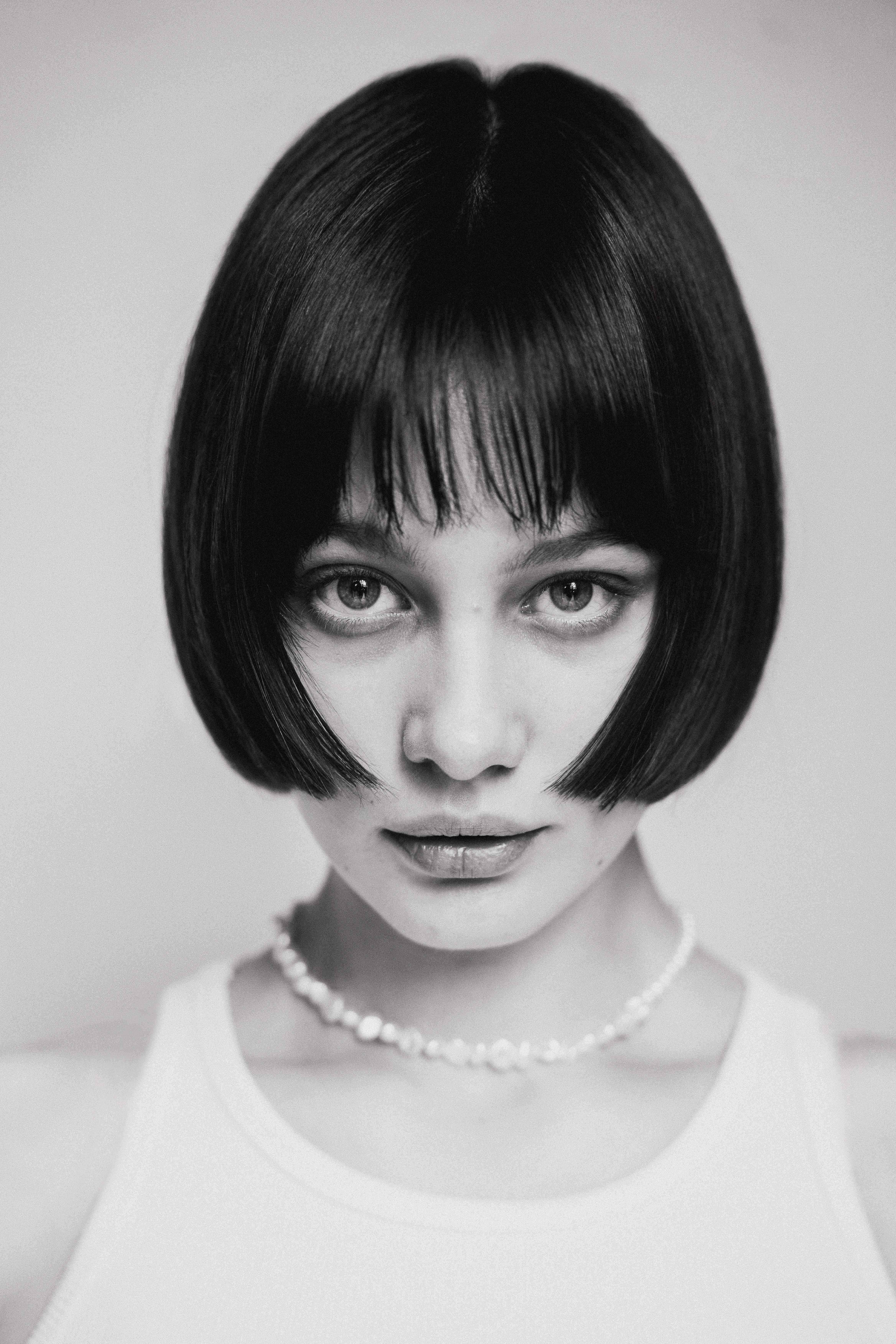 French bob haircut with fringe by Hauke Schmidt Berlin-Mitte