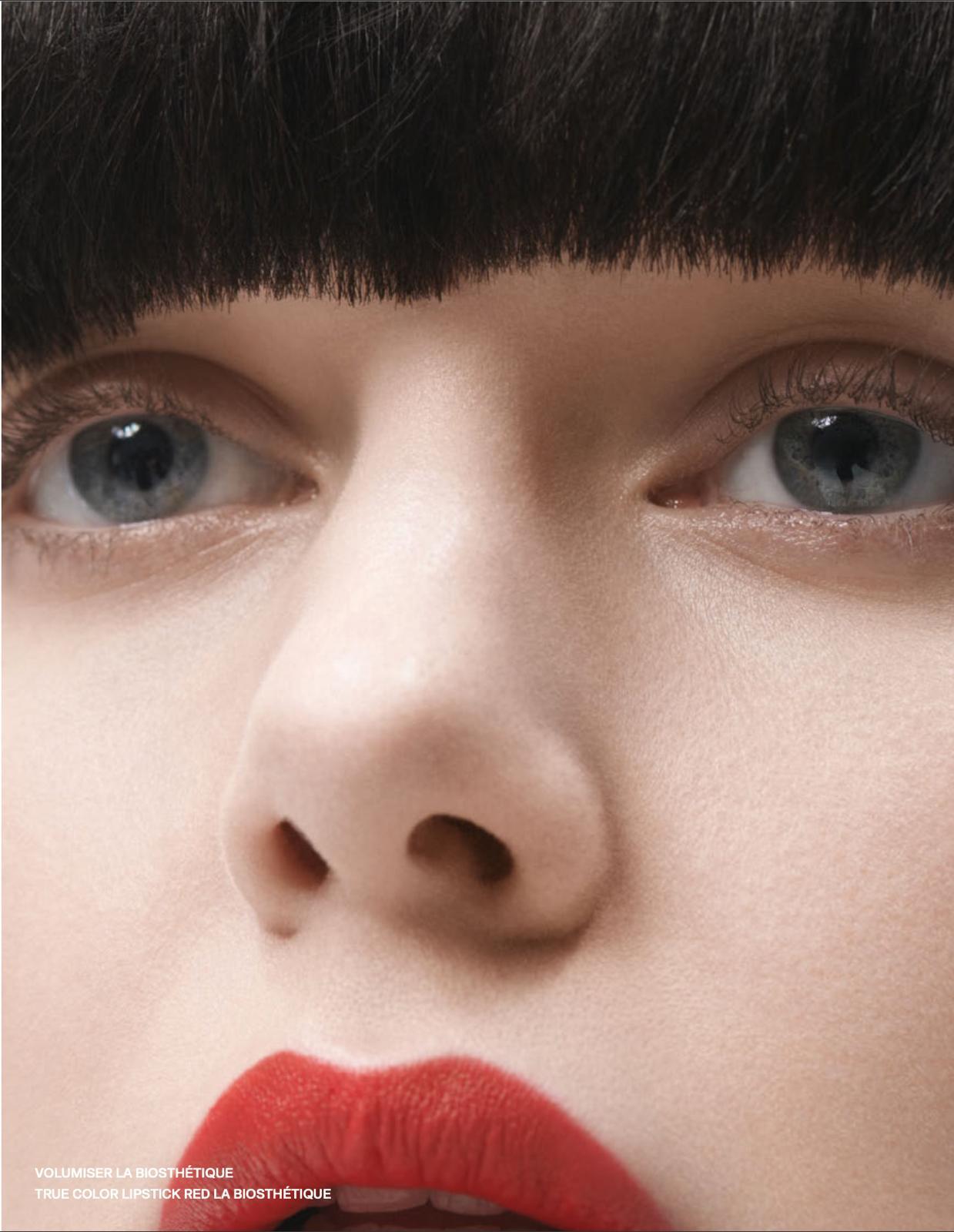 Nahaufnahme Detail eines präzisen Pony-Haarschnitts mit ausdrucksstarkem Styling - Hauke Schmidt Berlin